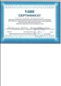 Сертификат участника вебинара "Содержание и организация учебной деятельности первоклассников по УМК "Гармония" 2019 год